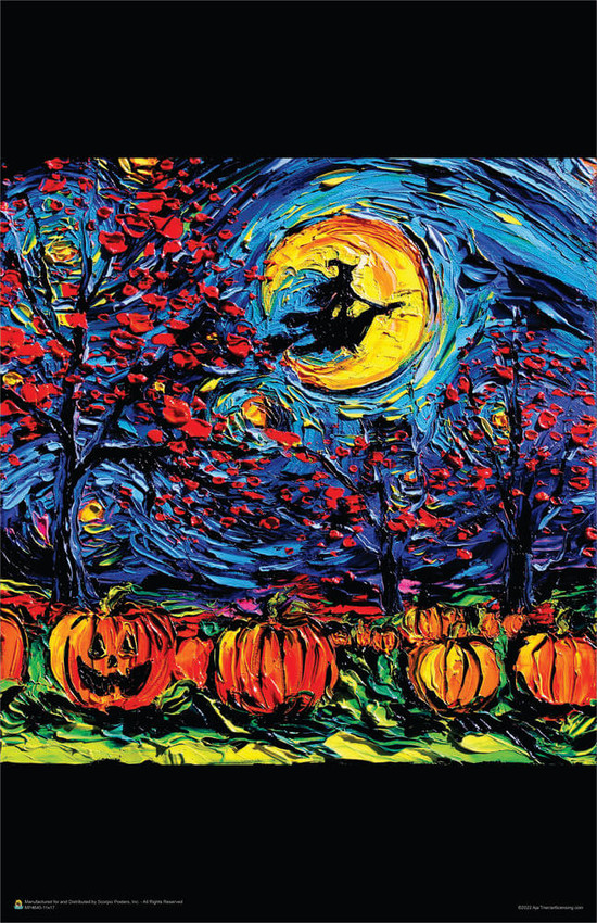 Starry Halloween by Aja Trier Mini Poster 11
