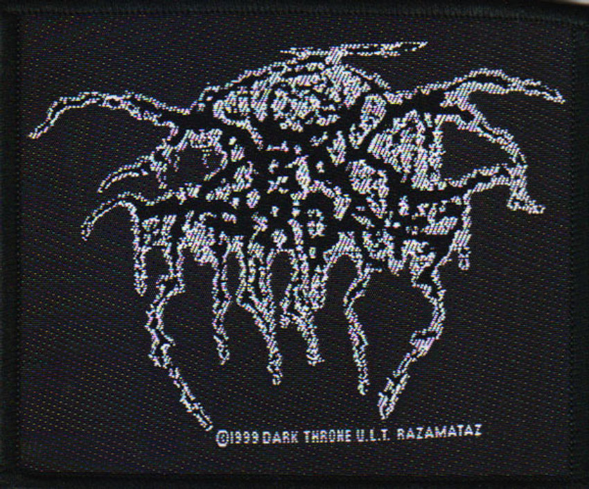 Darkthrone - Lurex Logo Printed Patch 4" x 3.25"