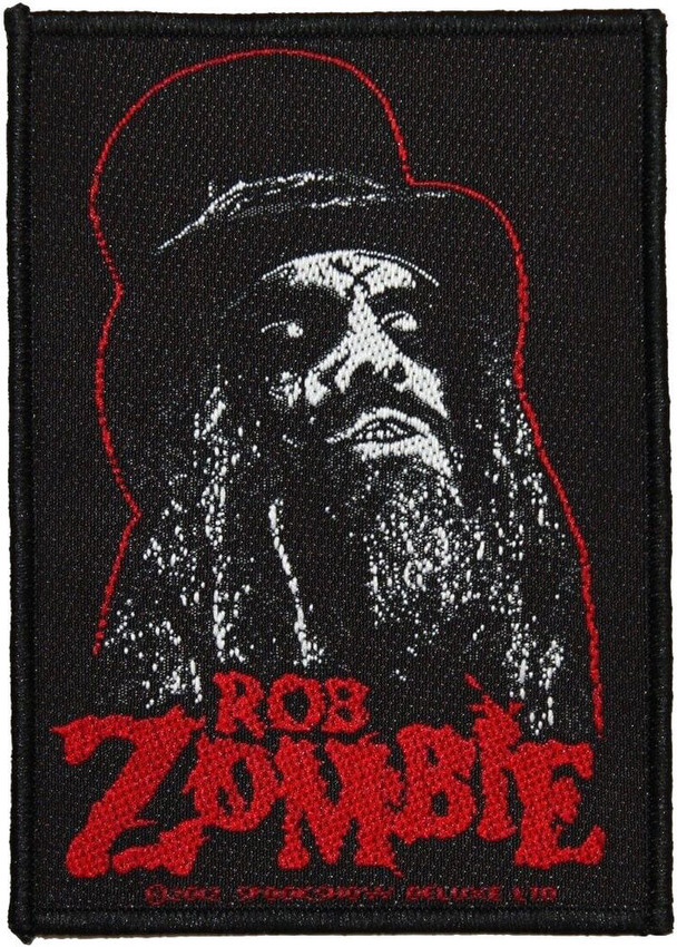 Rob Zombie - Portrait Printed Patch 3" x 4"