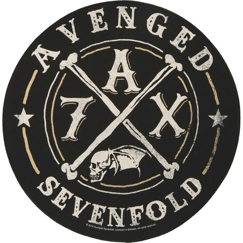 Avenged Sevenfold - A7X - 11.5" Round Printed Back Patch