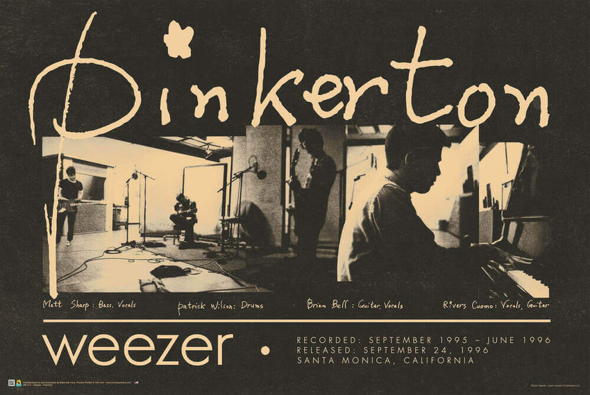 Weezer - Pinkerton Group Poster 36 Weezer - Pinkerton Group Poster 36