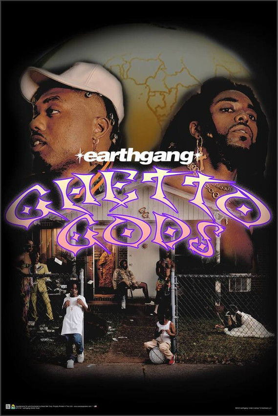 EarthGang - Ghetto Gods Poster 24" x 36"