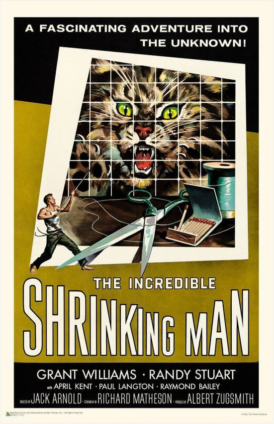 The Incredible Shrinking Man Classic Movie Mini Poster 11" x 17"