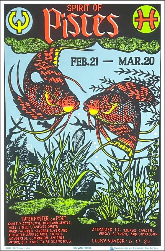 23x35 Blacklight Poster Scorpio 