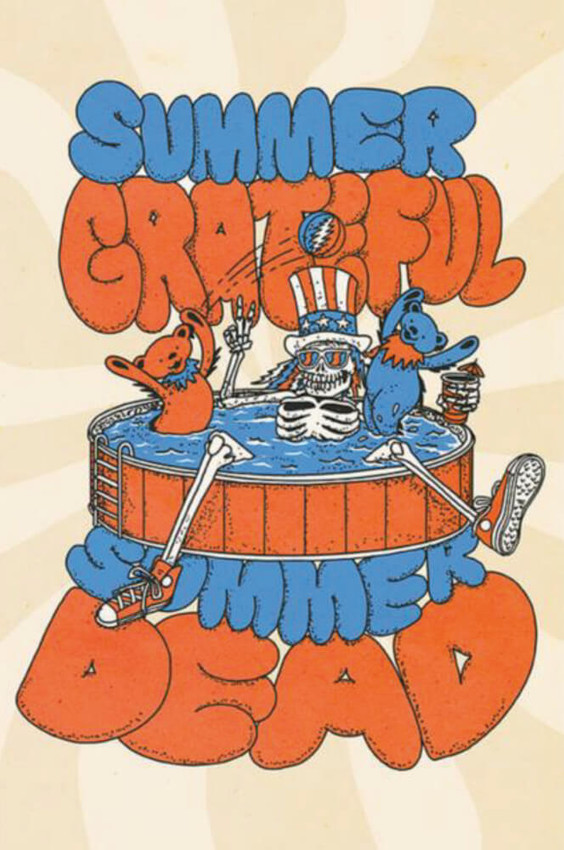 Grateful Dead Summer Dead Poster - 24