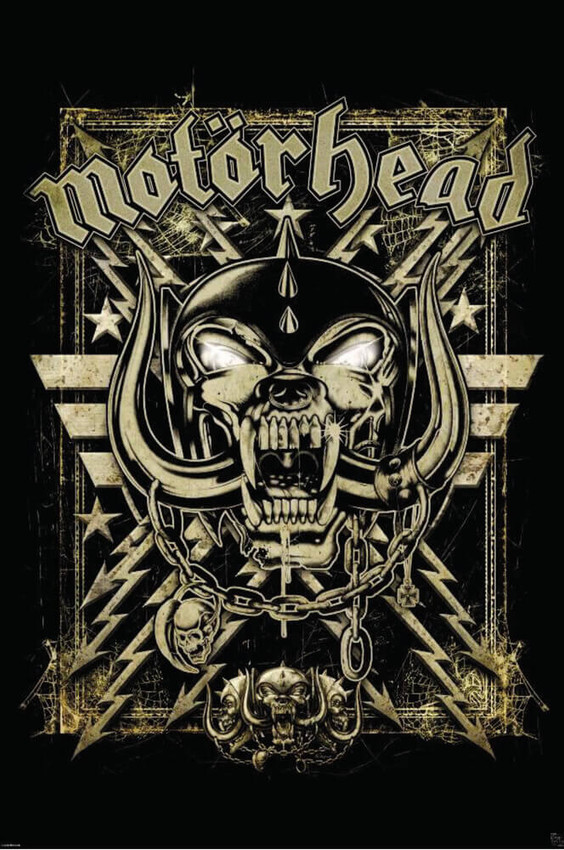 ヴィンテージ　Motörhead ポスター 2種類　1つはアルミコーティング Motorhead Poster for sale | eBay ヴィンテージ Motörhead ポスター 2