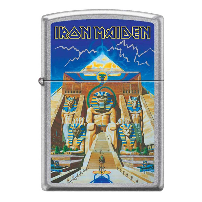 Iron Maiden Black Matte Zippo Lighter - Blacklight.com