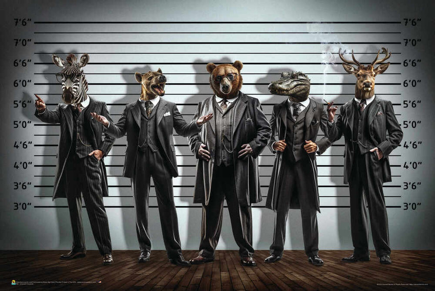 Unusual Suspects by Daveed Benito Poster - 36