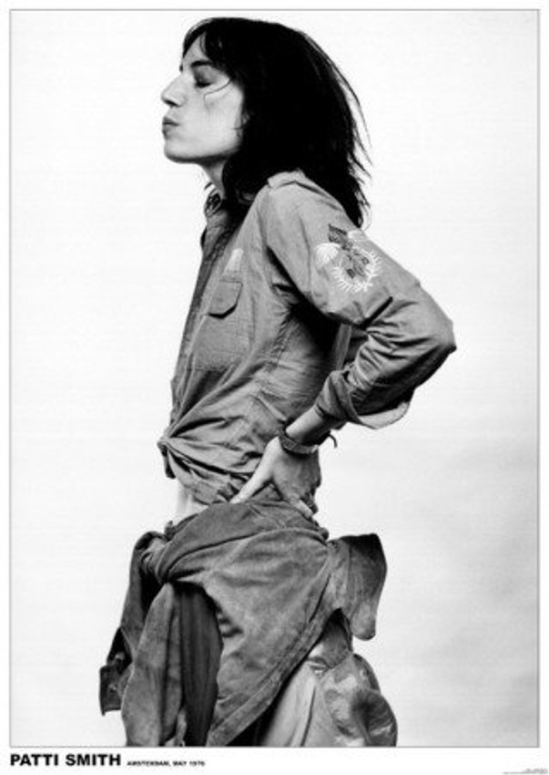 Patti Smith Amsterdam Holland May 1976 Punk Rock Poster 23.5" x 33"