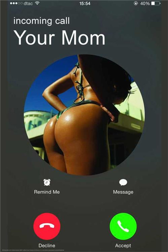 Your Mom is Calling Poster by: Daveed Benito 24-by-36 Inches