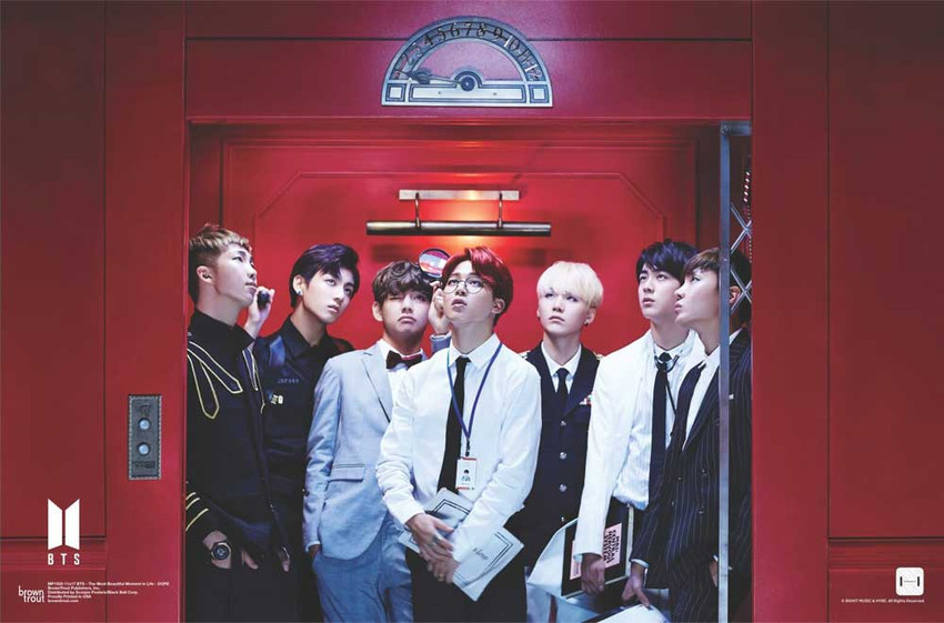 BTS - The Most Beautiful Moment in Life - Dope Officially Licensed Mini Music Poster - 17" x 11"