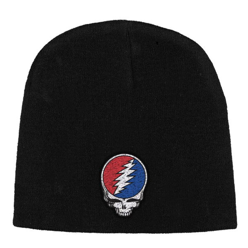 Grateful Dead Steal Your Face Skull - Embroidered Beanie