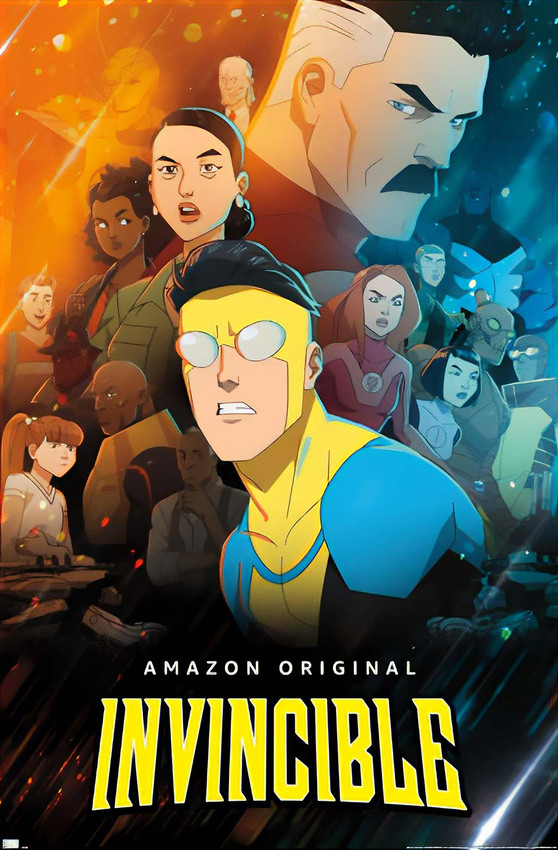 Invincible - Group One Sheet Animated Series Poster - 23.375" x 34" Invincible - Group One Sheet Animated Series Poster - 23.375" x 34"