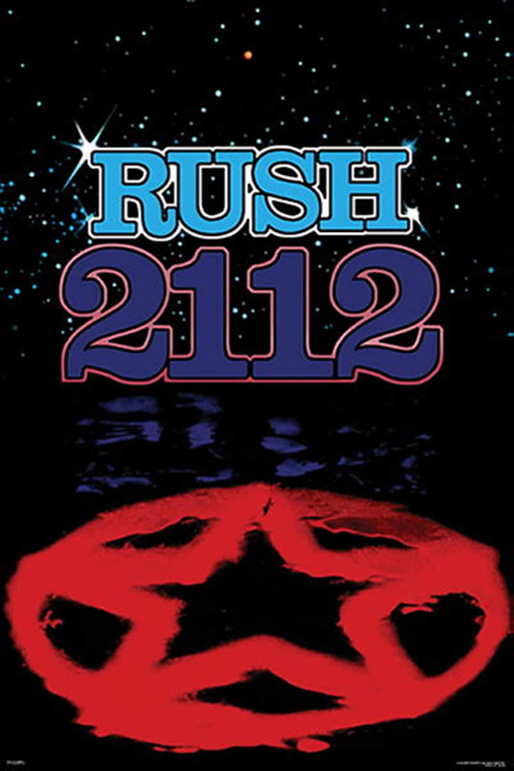 Rush 2112 Music Poster - 24" x 36"