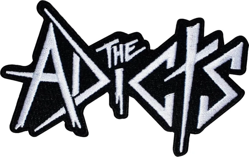 The Adicts - Iron On Embroidered Patch 4" x 2.25"