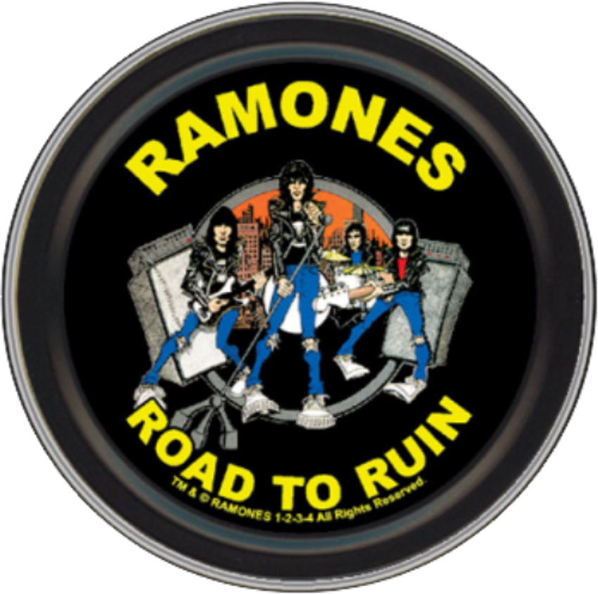 Stash Tins - Ramones Road To Ruin 3.5" Round Storage Container