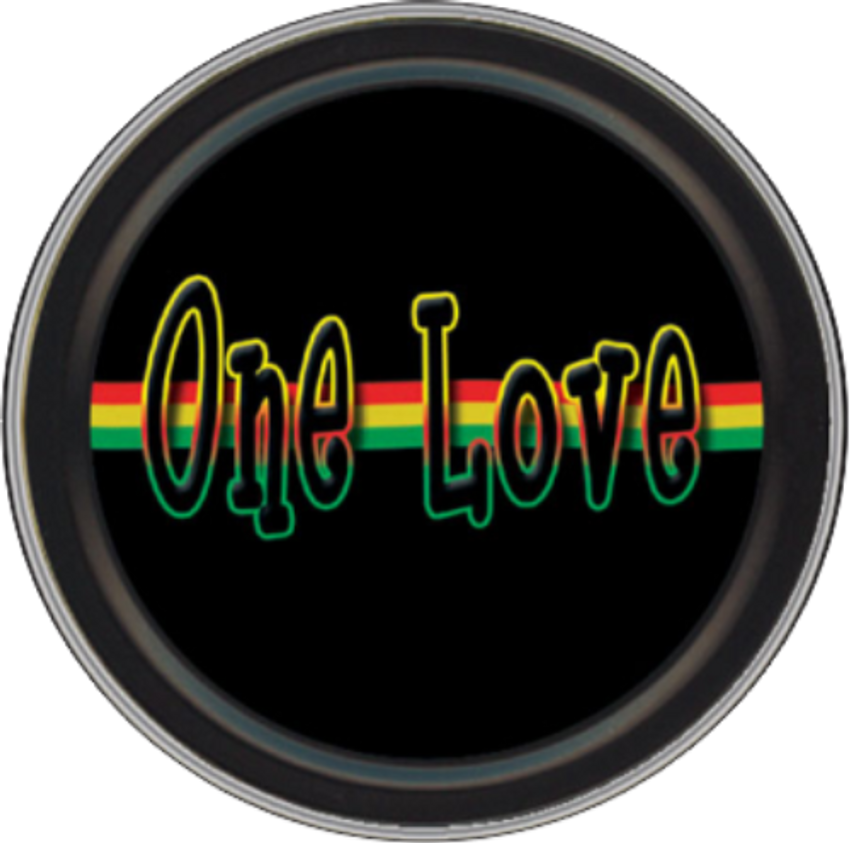 Stash Tins - One Love 3.5" Round Storage Container