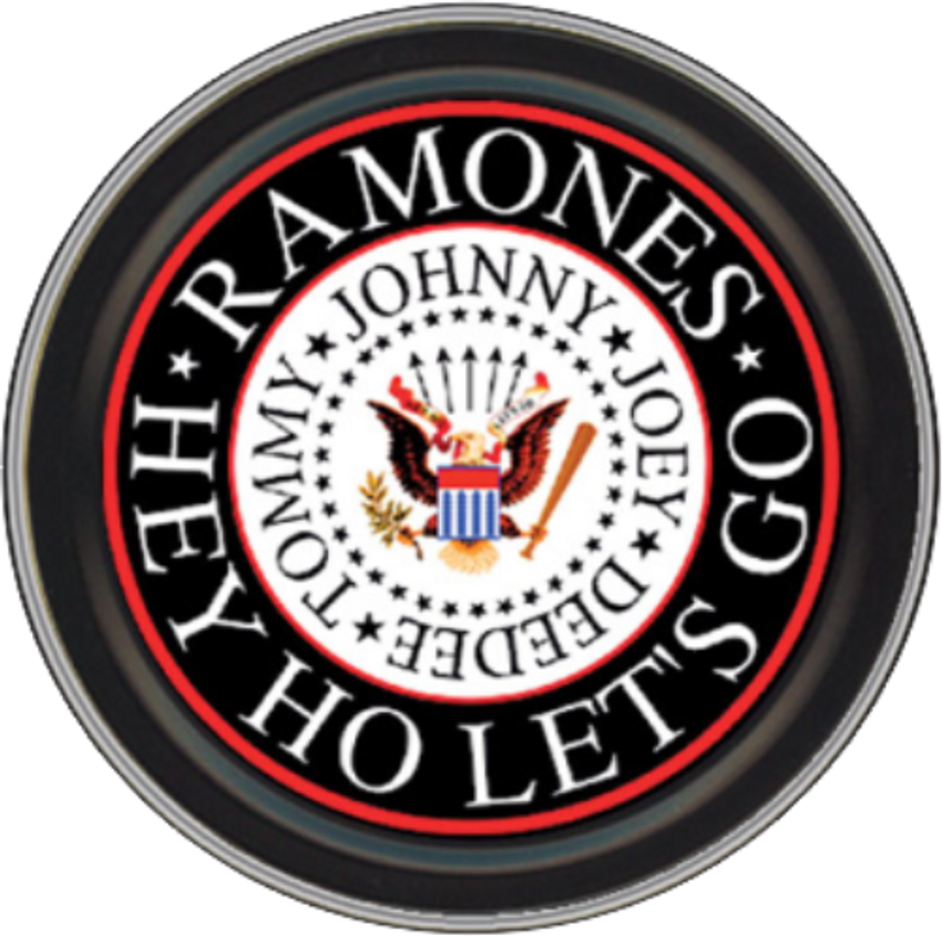 Stash Tins - Ramones Eagle Logo 3.5" Round Storage Container