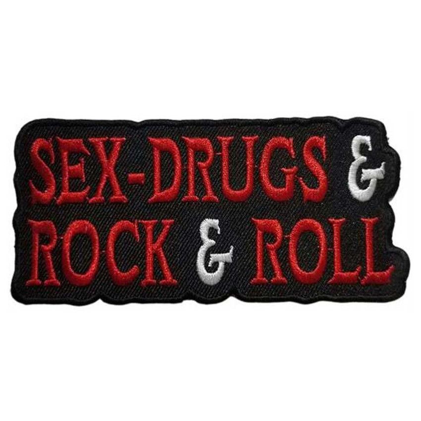 ROUGE / Sexulity-Rock'n Roll デモテープ ジャパメタ Sex, Drugs & Rock N Roll Embroidered Sew On Patch - 4