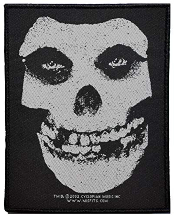 Misfits Fiend Skull - Woven Sew On Patch 4