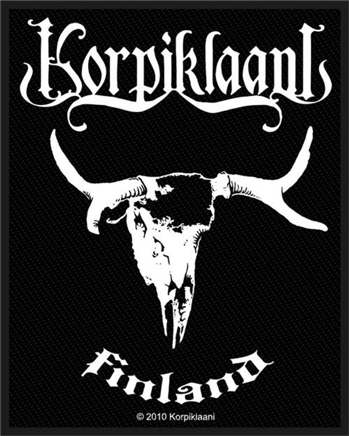 Korpilaani Finland - Woven Sew On Patch 3" x 4" Image