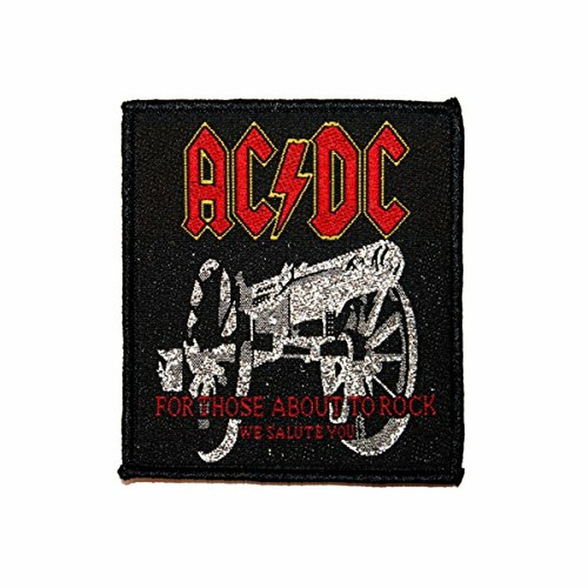 AC/DC For Those About To Rock - Woven Sew On Patch 2.75" x 3"