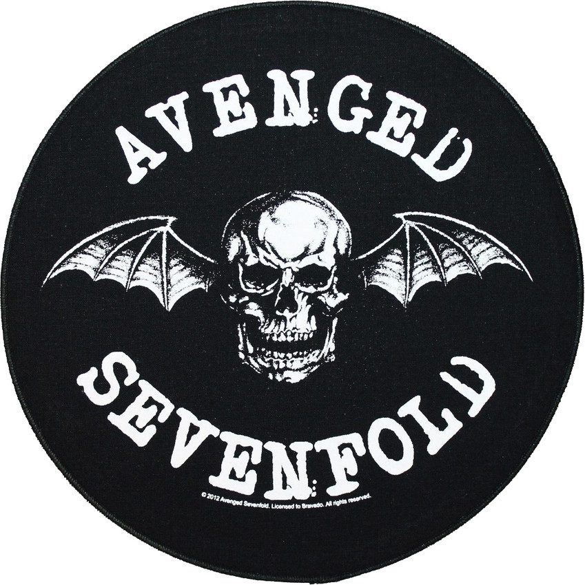 Avenged Sevenfold 'Death Bat' Round Back Patch