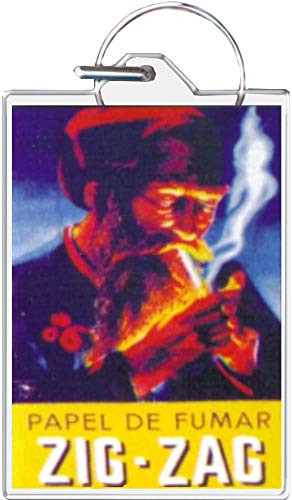 Zig Zag Papers Vintage Ad Keychain