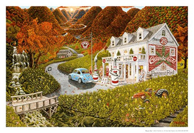 Mountain High Poster by Tom Masse 32 x 22in