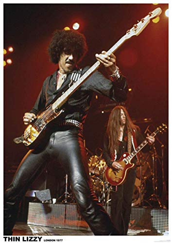 Thin Lizzy Poster - Phil Lynnott London 1977 (23.5