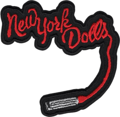 New York Dolls Logo 1.75x.5 Metal Badge Pin