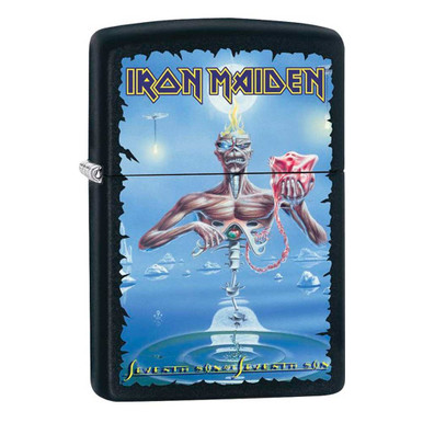 Iron Maiden Black Matte Zippo Lighter