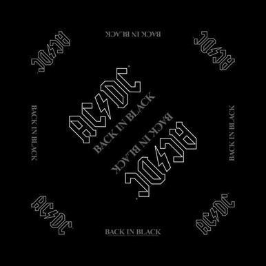 AC/DC - Back In Black Cotton Bandana - 21