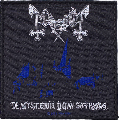 Mayhem - De Mysteriis Dom Sathanas Printed Patch 4