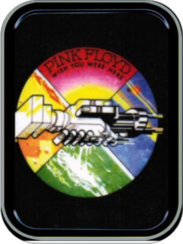 Pink Floyd - Wish You Were Here Stash Tin Storage Container 4.37