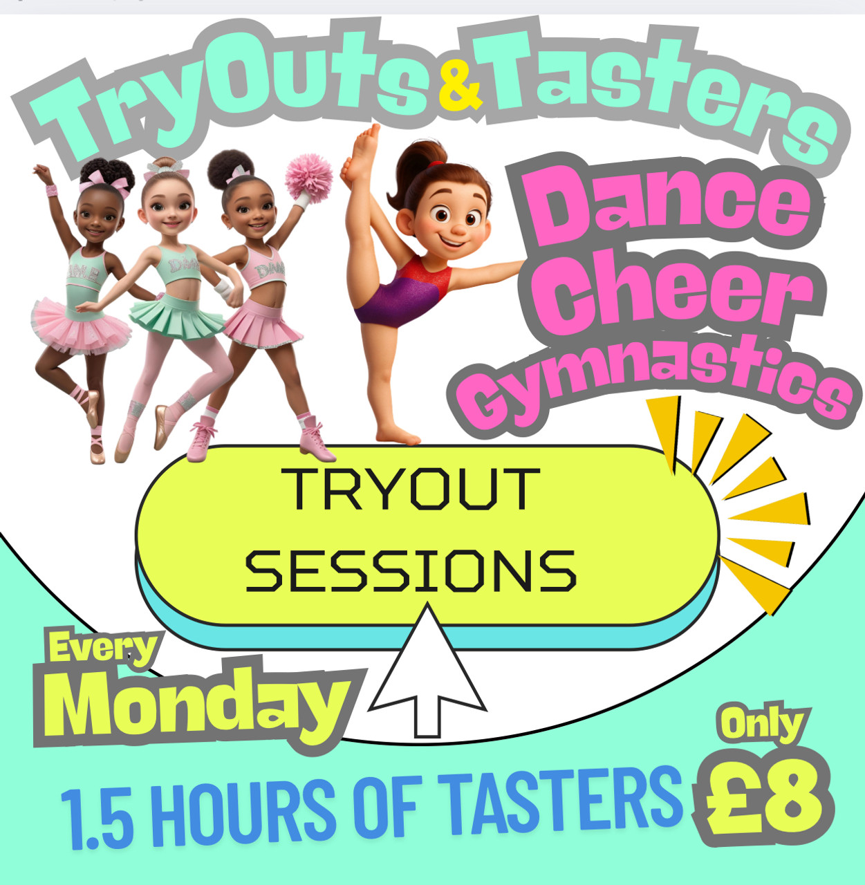 Gymnastics, Cheer & Dance Tryouts