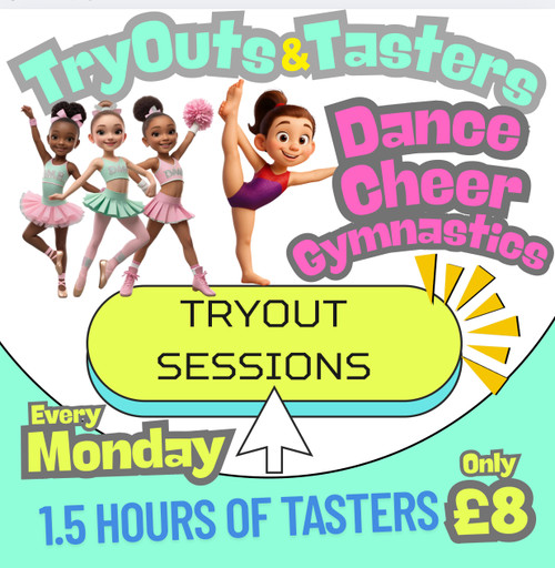 Children taking part in a fun Gymnastics, Cheer & Dance Tryout session at City of Preston Gymnastics Club. Participants rotate through each discipline while coaches assess skills and recommend the best programme pathway. Children taking part in a fun Gymnastics, Cheer & Dance Tryout session at City of Preston Gymnastics Club. Participants rotate through each discipline while coaches assess skills and recommend the best programme pathway.