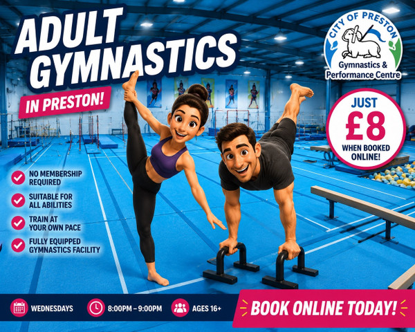 Adult Open Gym Daytime Sessions - Wed & Fri 1.30-3.30pm