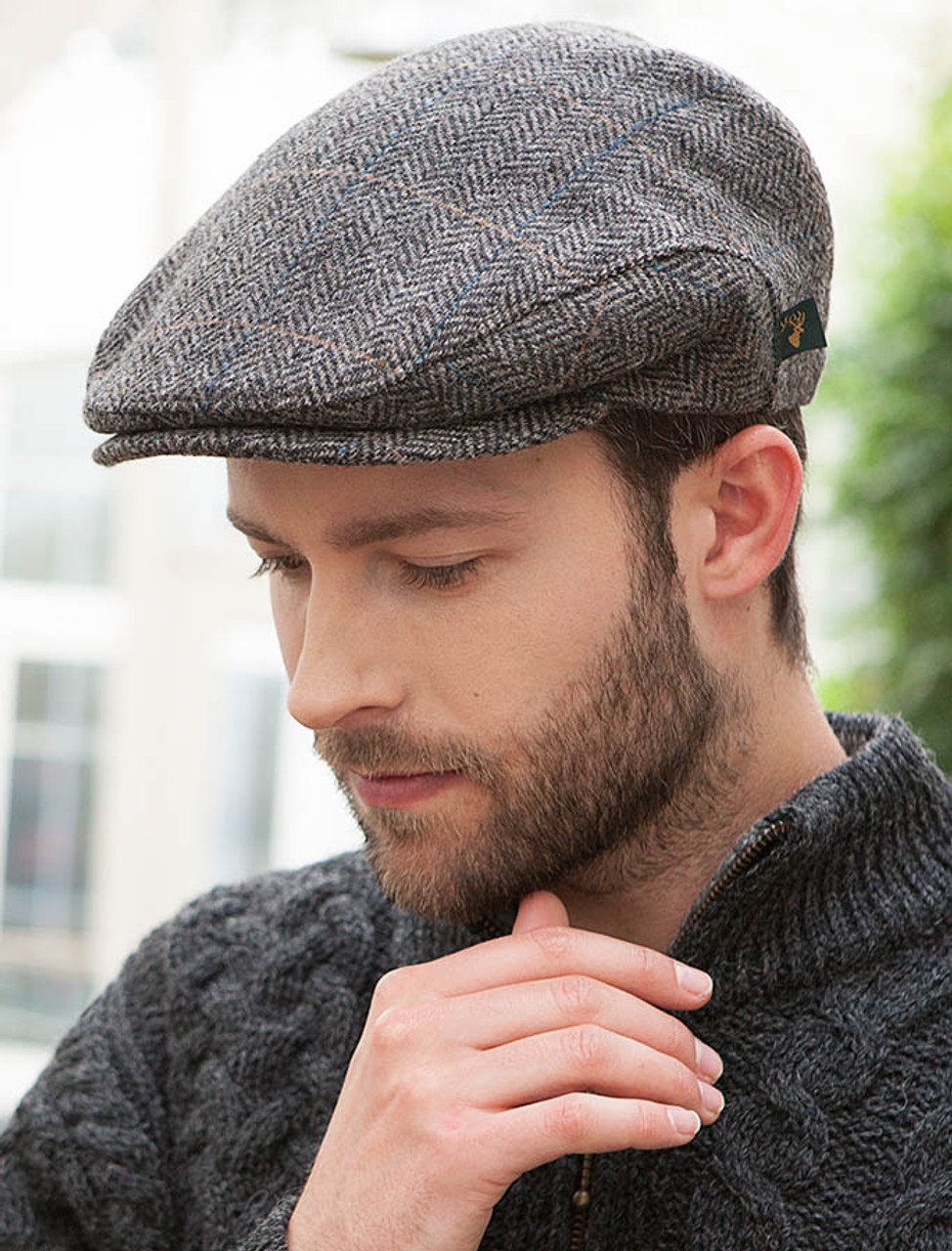 wool flat cap