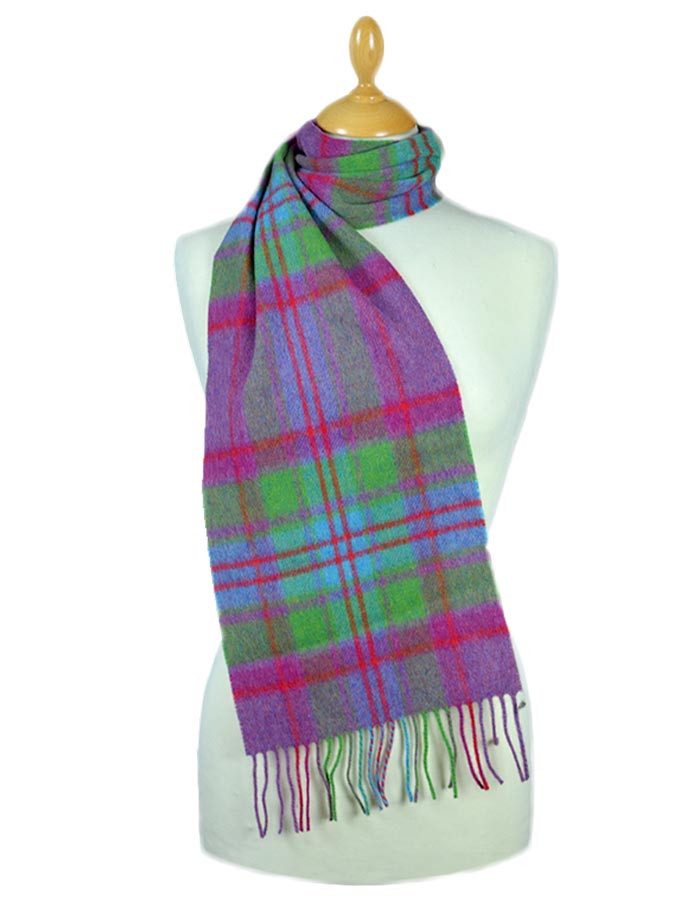 Sale > green and blue plaid scarf > in stock