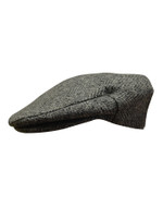 Tweed Flat Cap - Grey