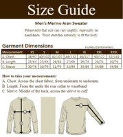 Men's Merino Aran Sweater