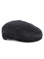 Trinity Tartan Flat Cap - Navy Trinity Tartan Flat Cap - Navy