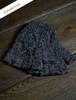 Fingerless Gloves - Charcoal
