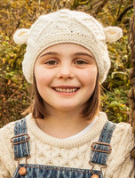 Children's Aran Hat with Ears Children's Aran Hat with Ears