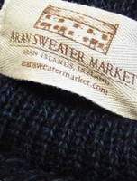 Aran Sweater Market Label Aran Sweater Market Label