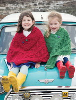 Kids Aran Poncho Kids Aran Poncho