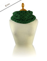 Aran Snood Scarf - Kiwi Aran Snood Scarf - Kiwi