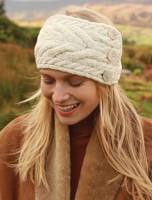Super Soft Cable Stitch Headband - Classic Aran