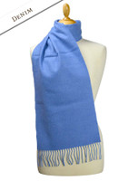 Fine Merino Scarf - Denim Fine Merino Scarf - Denim